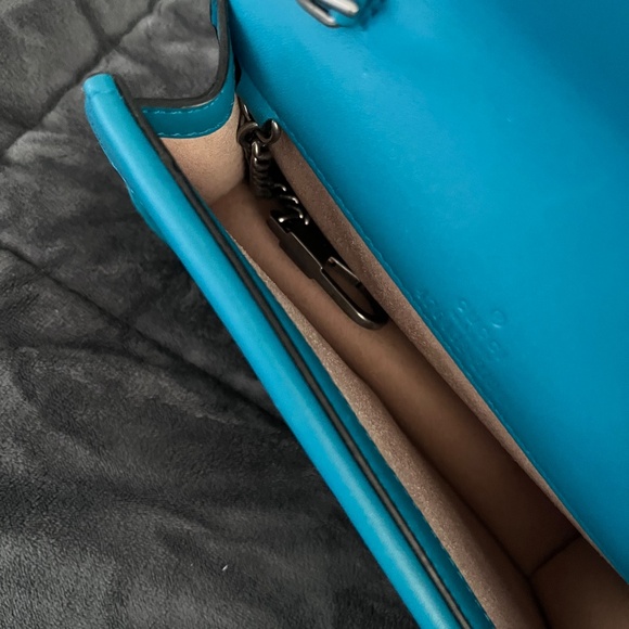 Gucci Teal Velvet Super Mini Dionysus Crossbody - Picture 4 of 5